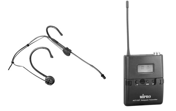 Headset-Mikrophon schwarz