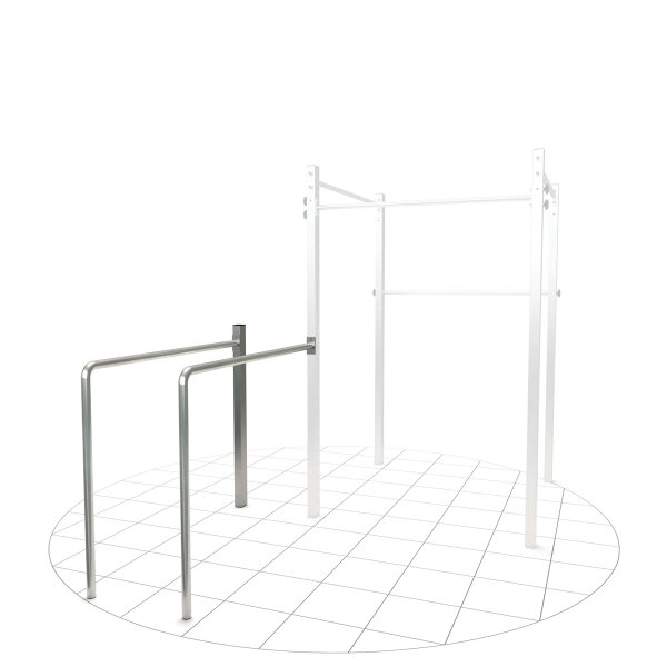 Tolymp Dip-Barren Erweiterungsset 150 cm Durchgangsverschraubung