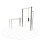 Tolymp Calisthenics Fitnessstation Dip Buin, Ausführung Standard Human-Flag Stange Standard 140cm