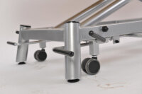 Hydraulischer Therapietisch Eco Fresh 3.0 beere anthrazit ohne Einsatz f. Nasenschlitz mit Rundumschaltung mit Armauflagen