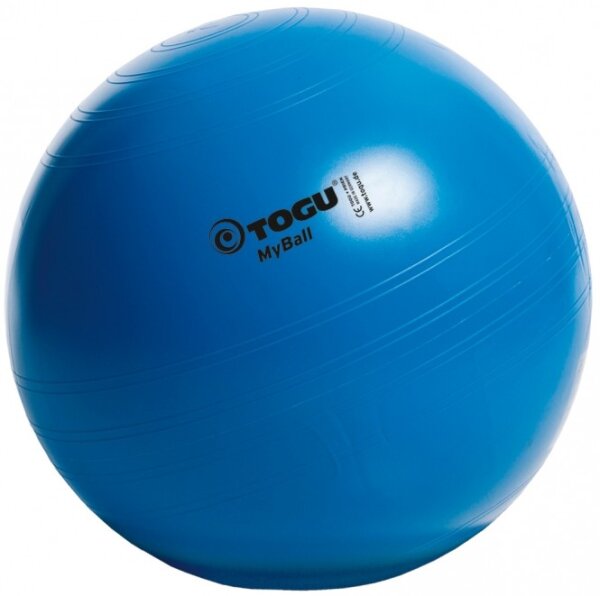 Sitz- und Gymnastikball MyBall blau mit Durchmesser 45cm