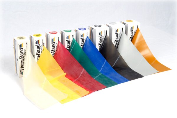 TheraBand Übungsband classic, Länge 5,5m, Farbe / Stärke blau