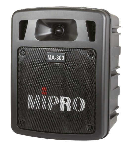 Mipro Musikanlage MA-303 Yoga & Fitness mit folgender Ausstattung: Handmikrofon mit 1-fach Funkempfänger