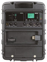 Mipro Musikanlage MA-303 Yoga & Fitness mit folgender Ausstattung: Handmikrofon mit 1-fach Funkempfänger