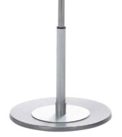 Pendelhocker myERGOSIT mit Sattelsitz Edelstahl PU-Kunstleder weiß