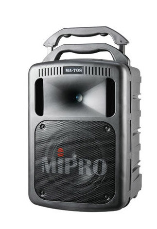 Mipro Musikanlage Turn- und Sporthalle MA-708 mit folgender Ausstattung: Head-Set mit 1-fach Funkempfänger ohne Tonträger