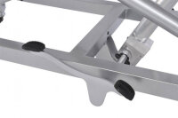 Hydraulischer Therapietisch Eco Fresh 3.0 elfenbein weiß ohne Einsatz f. Nasenschlitz ohne Rundumschaltung mit Armauflagen