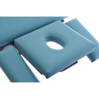 Hydraulischer Therapietisch Eco Fresh 3.0 karneol anthrazit ohne Einsatz f. Nasenschlitz ohne Rundumschaltung mit Armauflagen