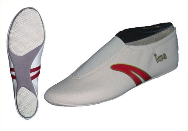 IWA Kunstturnschuh 402 in der Farbe creme, Größe 34