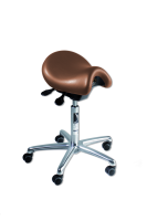 Bambach Sattelsitz in der Größe L Standard kein Zubehör Bezug in der Farbe braun Premium Rollen für harte Böden